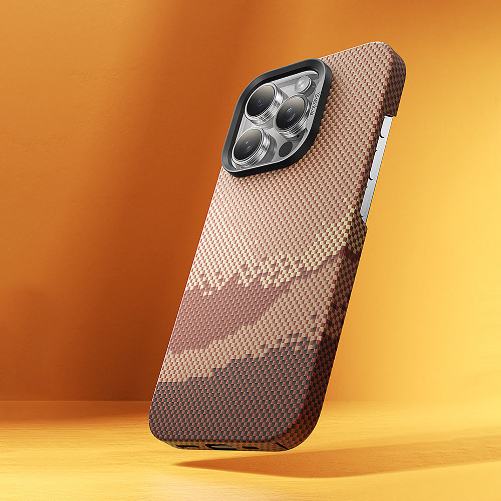 Benks GoldenTide ArmorAir 600D iPhone 16 Pro M-safe Kevlar Kılıf Benks GoldenTide ArmorAir 600D iPhone 16 Pro M-safe Kevlar Kılıf